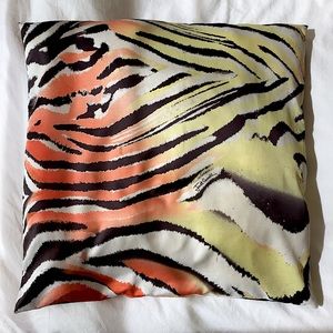 Roberto Cavalli Silk Logo Pillow